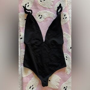 FP Movement by Free People - Black Bodysuit (Thong Bottom)
